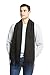 Fishers Finery Men's 100% Pure Cashmere Scarf, Warm and Comfortable (Black)