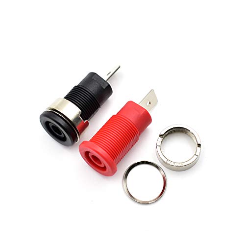 10Pcs 4mm Banana Jack Female Panel Mount Banana Socket Binding Post