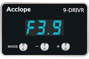 Mallofusa Throttle Response Controller Electronic Throttle Controller 9 Modes Smart Electronic Racing Accelerator Fit for Sub