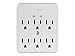 Belkin BSQ600bgW 6-Outlet Wall-Mount Surge Protector, 900 Joules