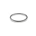SILVERLINE JEWELRY 2mm Stainless Steel Comfort Fit Unisex Wedding Band Ring Sizes 5, 6, 7, 8, 9, 10, 11, 12, 13 w/Gift Pouch (5)