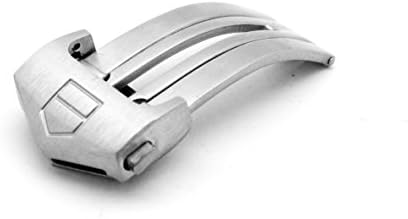 18mm Solid Steel Deployment Clasp is Made to FIT to TAG Heuer Carrera CV2014