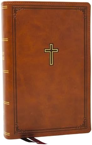 KJV Giant Print End-of-Verse Reference Bible, Black Leathersoft
