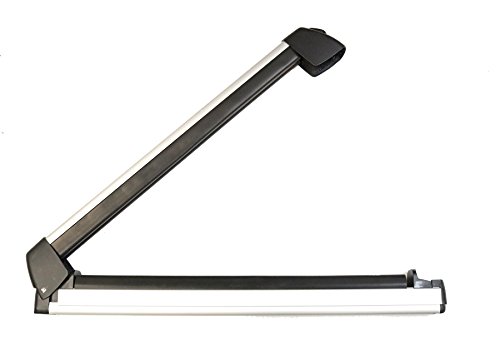 TMB Universal Ski Snowboard Extendable Carrier Rack Pair fits most Vehicles Equipped with Cross Bars