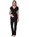 Zexxxy Women Ultra Soft Maternity & Nursing Pajama Set Pregnancy Sleepwear ZE0045