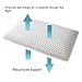 OrganicTextiles Natural Latex Pillow with Organic Cotton Cover (Standard Size, Medium), GOTS CERTIFIED, Bed Pillow for Sleeping, Neck Pain Relief Help, Head Support, for Side Back Stomach Sleeper