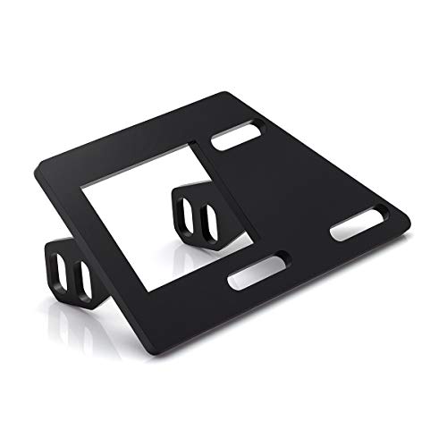 Blackpath - Fits 1983-2005 Sonoma Jimmy S-15 Blazer S-10 SBC V8 Motor Mount Swap Brackets For GMC Chevrolet 383 350 Engine Swap Mounts (Black) T6 Billet - Thumbnail 3