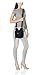 Baggallini Criss Cross, Black Cheetah Emboss, One Size