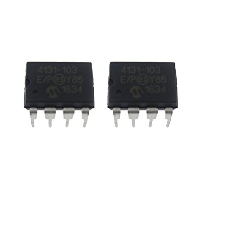 2 PCS MCP4131 MCP4131-103E/P 10K ohm Digital Potentiometer 129 Steps Single Dip8