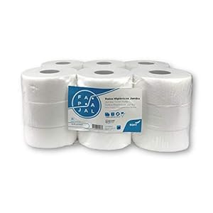 Fapajal Papercare Toiletpapierrol, jumbo-cellulose, 2-laags, gelamineerd, 120 m, 18 rollen