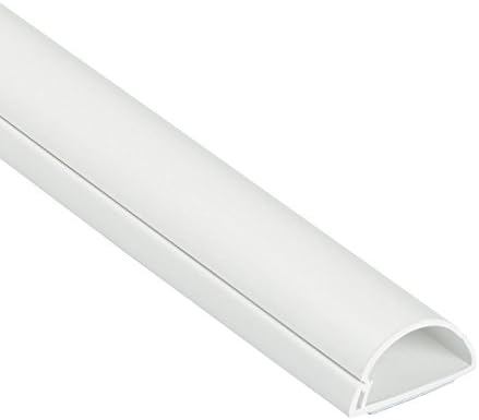 D Line White Cable Raceway On Wall Cord Cover 39 Inch Medium