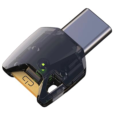 Winkeo-C FIDO2 Security Key, Passwordless and Two-Factor Authentication, for PC, Tablet and Smartphone with USB Type C Interface