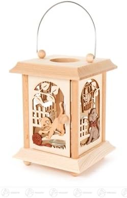 X の深さ 12 Cmx17 Cmx12 Cm の鉱石山のランタンのテーブルライトの茶ライトまたは X 公式通販 の高さのためのガラス雇用のランタン猫を台に置いて下さい Votivkerze の幅