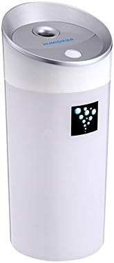 Led Aroma Diffuser Ultrasonic Humidifier USB 5V 2W 4Colors 300ML Ultrasonic Mist Maker Fogger Car Diffuser Aromatherapy For Car (White)