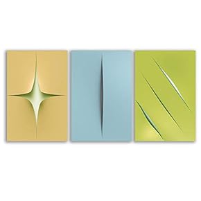 Wall26-Canvas Wall Art-Paper Carving-Giclee Painting Artwork for Bedroom Living Room Home Decoration - 16"x24" x 3 Panels
