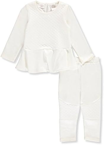 Kardashian Kids Baby Girls' 2-Piece Outfit - off white, 3 months