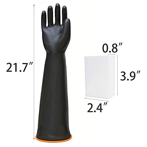 BLSMU Aquarium Gloves,Fish Tank Scrub,Fish Tank Cleaning Tools Set,Keep Hands & Arms Dry,Prevents Contamination,Allergies,Nano Sponge,Saltwater Aquarium Supplies