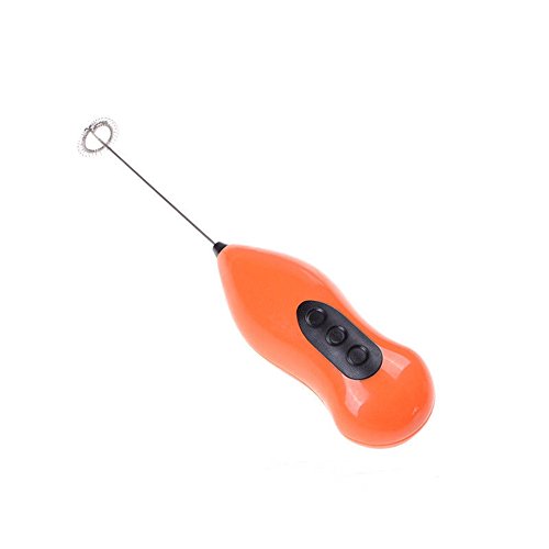 Click Here to See More Images Plus Mi Life Milk Frother Drink Foamer Electric Whisk Mixer Stirrer Egg Beater Coffee Stirrer (Orange)