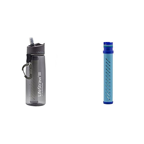 LifeStraw Go Water Bottle 2-Stage with Integrated 1 000 Lite