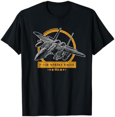 Amazon.com: F-15 Eagle Specs T-Shirt Tshirt Shirt Military Fighter 