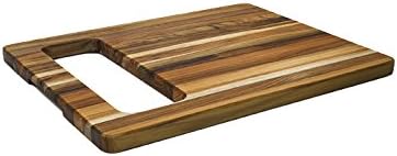 PROTEAK EDGE GRAIN CHOP AND SERVE, 15.5" X 12" X 0.75"