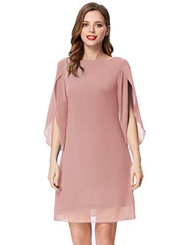 GRACE KARIN Women Loose Chiffon Dress Elegant Evening Dress for Cocktail Party