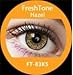 Women Multi-Color Cute Charm and Attractive Fashion Contact Lenses Cosmetic Makeup Eye Shadow Hazel 2 with case by Dream TM