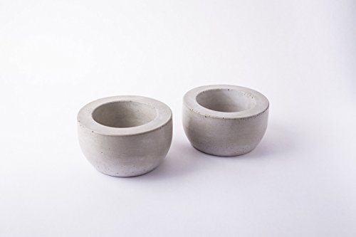 Port Living Company Concrete Planter Set