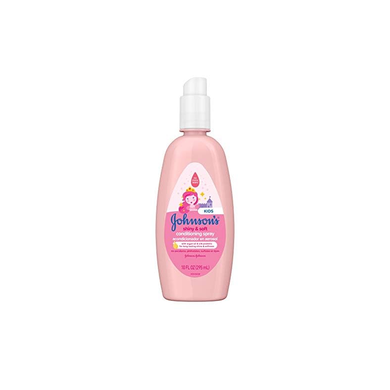Johnson’s Baby Shiny & Soft Tear-Free Kids’ Hair Conditioning Spray with Argan Oil & Silk Proteins, Paraben, Sulfate…