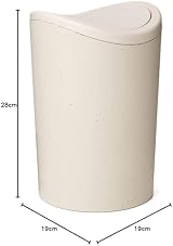 TATAY 6L Bathroom Bin Swing Lid Compact Modern Design Spain 19 x 19 x 28 cm view 5