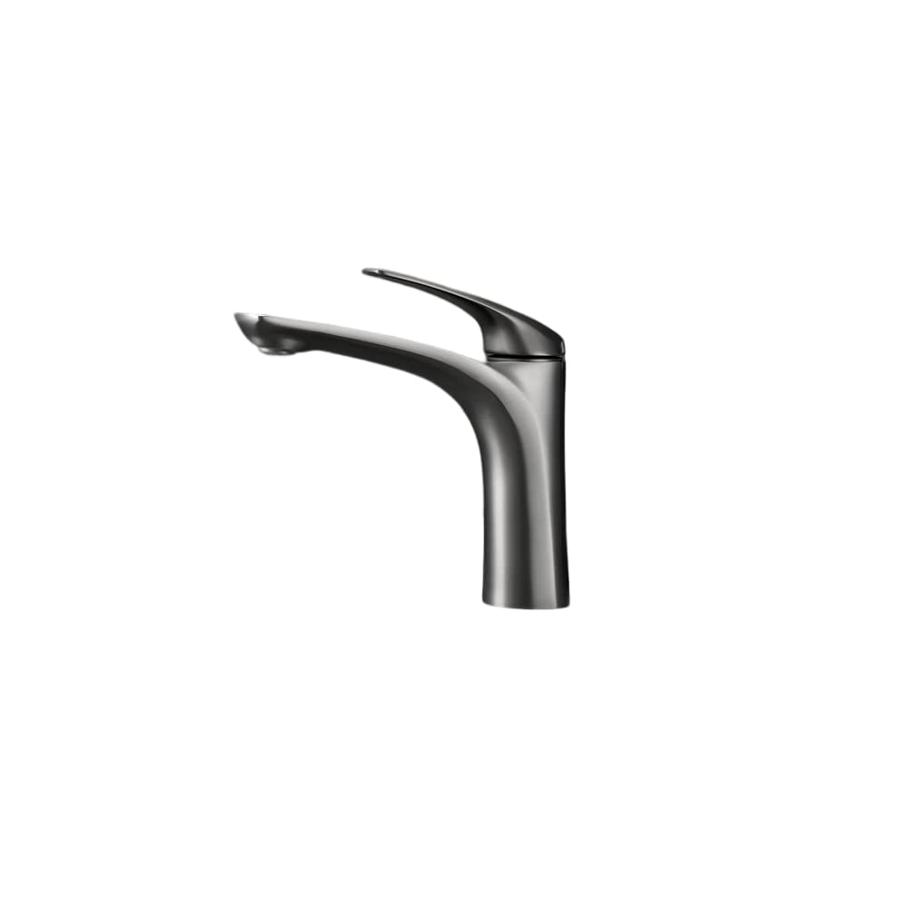 INEX EUROPA GRAY washbasin tap - metal grey-, with 5 years EDM 33188L virgin brass, easy installation water saving high pressure adjustable