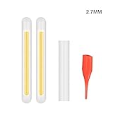 dna18729nd 2Pcs Plastic Mini Fishing Fluorescent Lightstick Night Float Rod Lights Dark Glow Stick