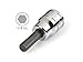 TEKTON 1373 3/8-Inch Drive by 1/4-Inch Hex Bit Socket, Cr-V