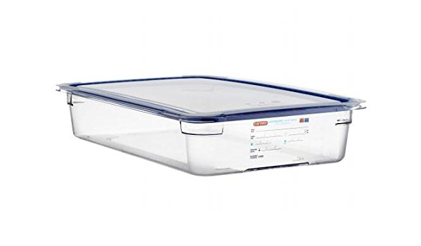 ARAVEN Caja de policarbonato con tapa 1/1 (1/1 H100) : Amazon ...