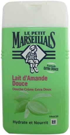 Le Petit Marseillais shower gel with almond milk 250 ml original from France, 250 ml (Pack of 1)