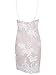 Simplee Women's Sexy V Neck Straps Sequin Bodycon Mini Dress Party Clubwear, White, 1/7, Medium