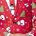 OppoSuits Men's Christmaster Party Costume Suit, Red/White/Green, 46