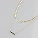 Boosic Layered Necklace Gold with Dainty Chokers Disc Bar Choker Necklace Set For Women