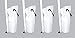 Gigatent Portable Outdoor Canopy Tent Weight Sand Bags Back Color White - Pack of 4