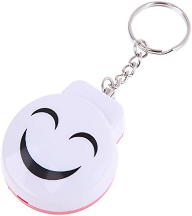120db Emergency Personal Alarm Keyring for Women, Kids, Girls,Police Approved Mini Minder Loud Personal Staff Panic Rape Attack Safety Security Alarm Keychain (White)