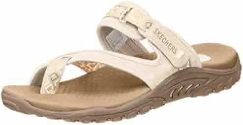 skechers women's reggae trailway flip flop