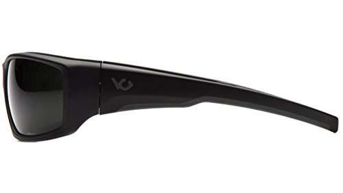 Venture Gear Overwatch Shooting Safety Sunglasses, Black, Forest Gray Anti-Fog Lens