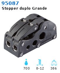 image for Nautos-# 95087-DOUBLE Clutch- Rope line 8 mm to 14 mm (5/16