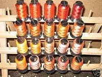 20 Spools ORANGE Embroidery Machine Thread