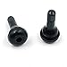 CKAuto TR415 Tubeless Rubber Snap-in Tire Valve Stem (50pcs/Bag), Black