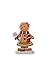 Transpac Imports Resin Gingerbread Figurines, Brown
