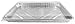 1/2 Size Sheet Cake Aluminum Foil Pan w/Clear Low Dome Lid (Pack of 10 Sets) 17.1 L x 12.3 W x 1.25 D