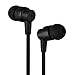 Francois et Mimi in-Ear 3.5mm Aux Hi-Fidelity Flat Cable Non-Tangle Headphones Earbuds IP610 Black