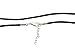 Black Satin Silk Necklace Cord [2 Pack - 18