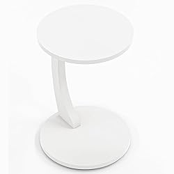 InterGo C Shaped End Table for Couch Small